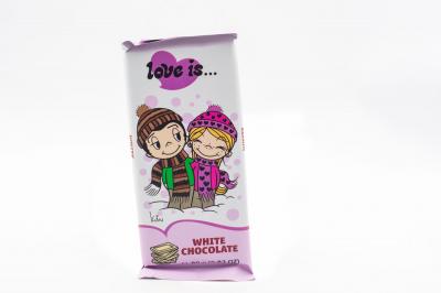Шоколад белый Love Is 80 гр