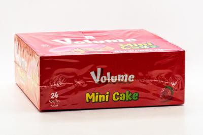 Кекс Volume Mini в какао глазури с клубничным соусом 16 гр